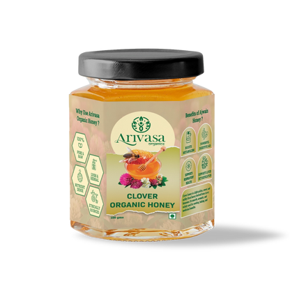 Clover Organic Honey | Pure, Natural & NMR Lab Tested