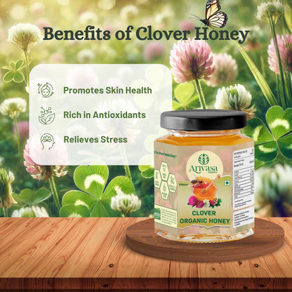 Clover Organic Honey | Pure, Natural & NMR Lab Tested