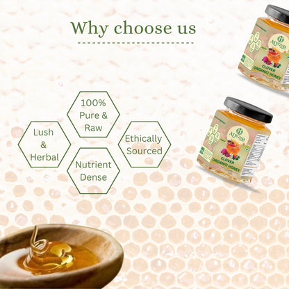 Clover Organic Honey | Pure, Natural & NMR Lab Tested