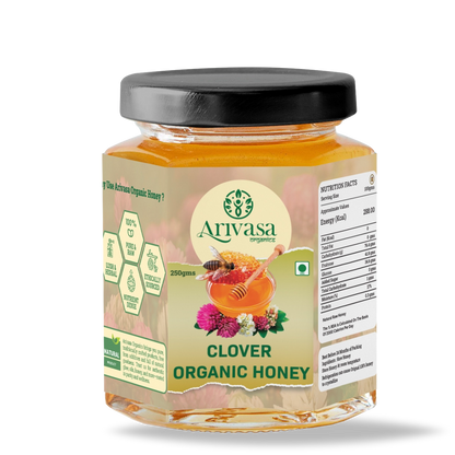 Clover Organic Honey | Pure, Natural & NMR Lab Tested