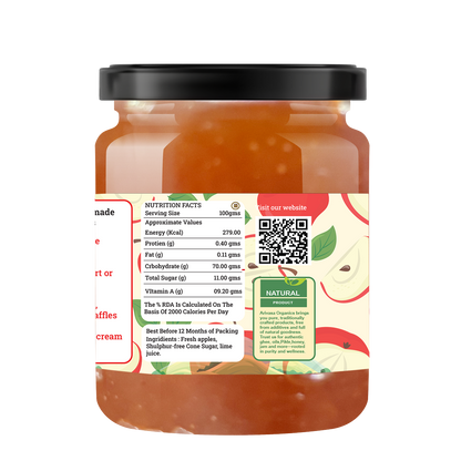 Handmade Apple Jam | Fresh Himachali Apples, Women-Crafted