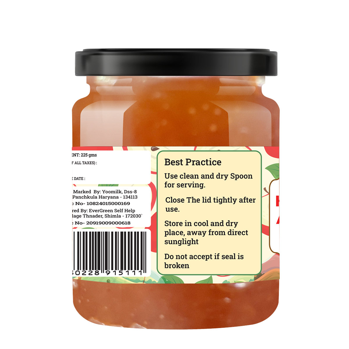 Handmade Apple Jam | Fresh Himachali Apples, Women-Crafted