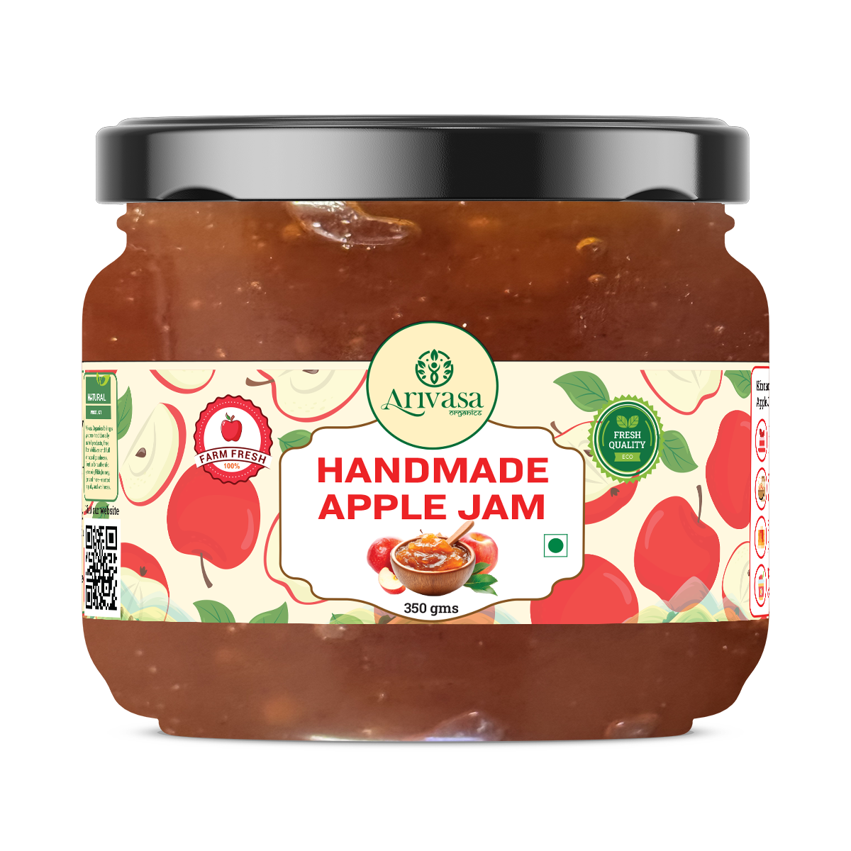 Handmade Apple Jam | Fresh Himachali Apples, Women-Crafted