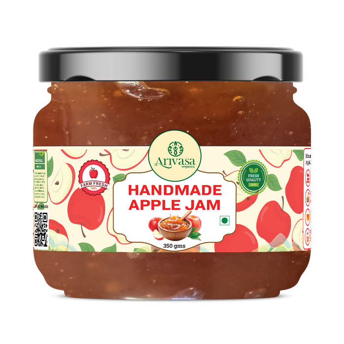 Handmade Apple Jam | Fresh Himachali Apples, Women-Crafted – 350 gms