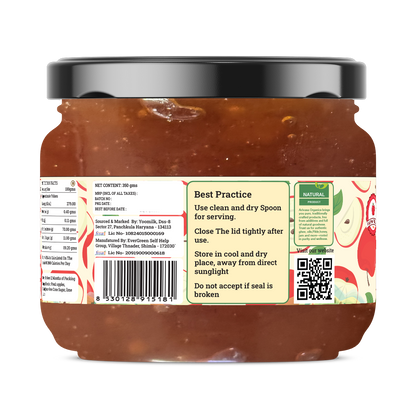 Handmade Apple Jam | Fresh Himachali Apples, Women-Crafted