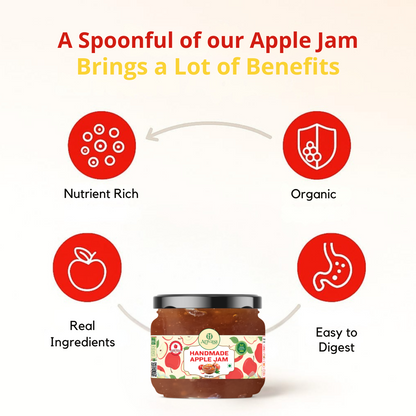 Handmade Apple Jam | Fresh Himachali Apples, Women-Crafted