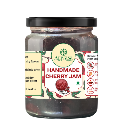 Handmade Cherry Jam | Fresh Himachali Cherries, Women-Crafted