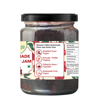 Handmade Cherry Jam | Fresh Himachali Cherries, Women-Crafted