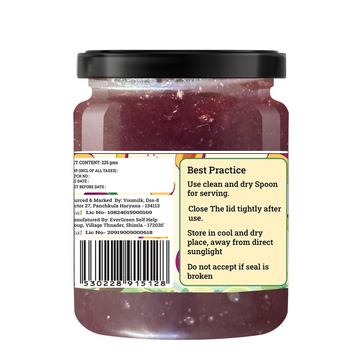Handmade Plum Jam | Fresh Himachali Plums, Women-Crafted