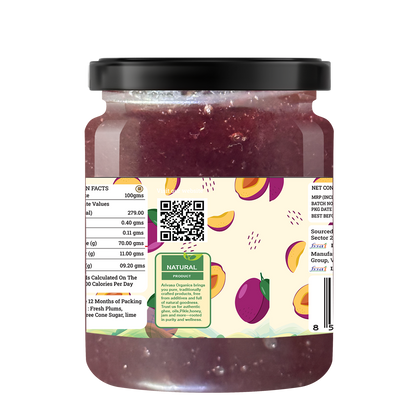 Handmade Plum Jam | Fresh Himachali Plums, Women-Crafted