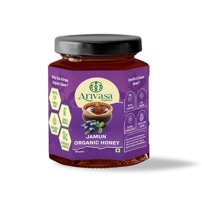 Jamun Organic Honey | Pure, Natural & NMR Lab-Tested – 100 gms