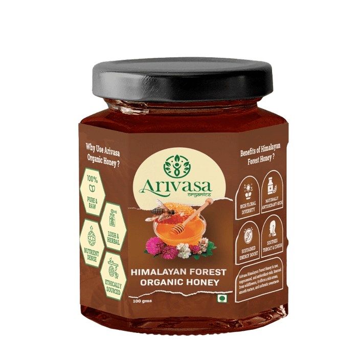 Organic Himalayan Forest Honey | Pure, Natural & NMR Lab-Tested – 100 gms