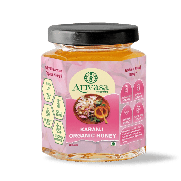 Karanj Organic Honey | Pure, Natarual & NMR Lab-Tested – 100 gms