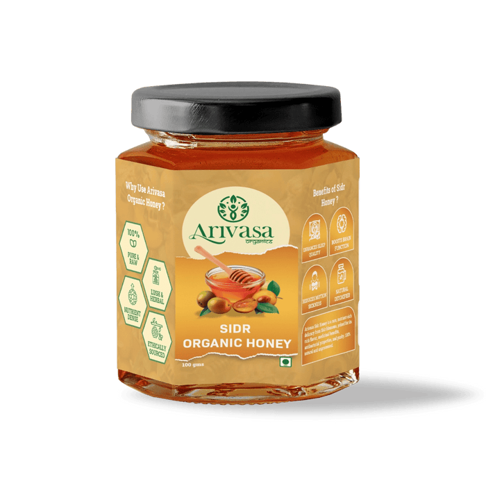 Sidr Organic Honey | Natural, Pure & NMR Lab-Tested – 100 gms