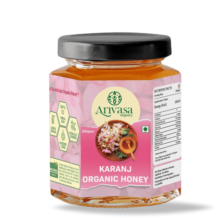 Karanj Organic Honey | Pure, Natarual & NMR Lab-Tested – 250 gms