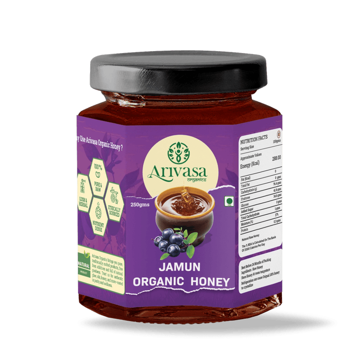 Jamun Organic Honey | Pure, Natural & NMR Lab-Tested – 250 gms