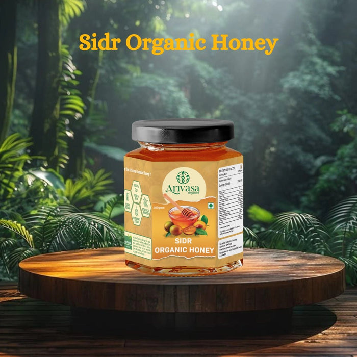 Sidr Organic Honey | Natural, Pure & NMR Lab-Tested – 250 gms (hover)