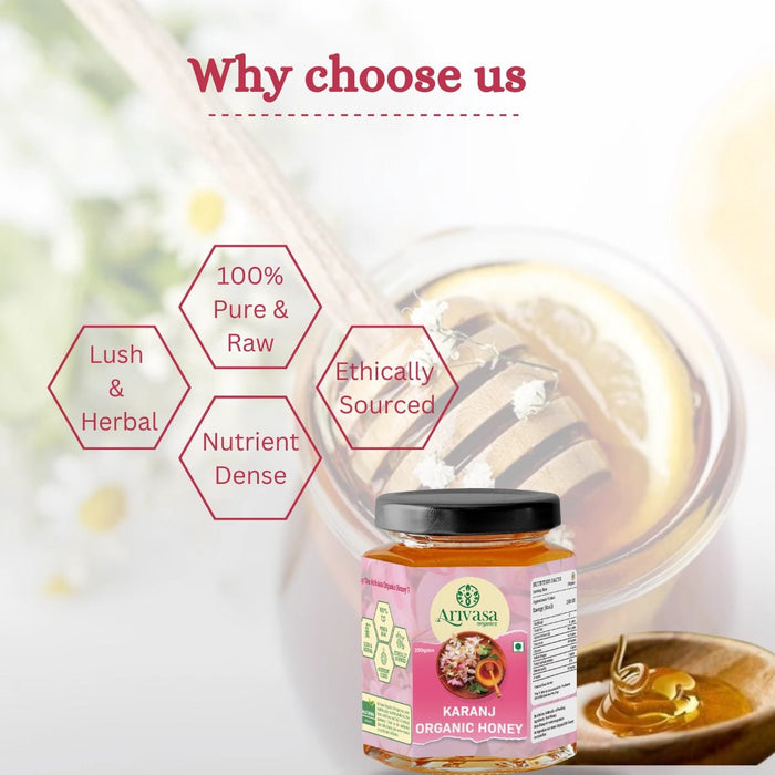 Karanj Organic Honey | Pure, Natarual & NMR Lab-Tested – 250 gms (hover)