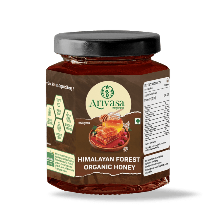 Organic Himalayan Forest Honey | Pure, Natural & NMR Lab-Tested – 250 gms