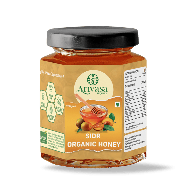 Sidr Organic Honey | Natural, Pure & NMR Lab-Tested – 250 gms
