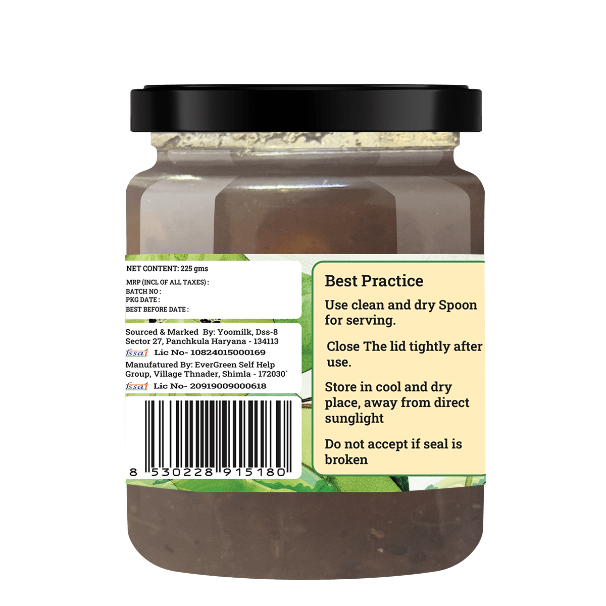 HANDMADE KIWI CHUTNEY - My Store - 225 gms - 