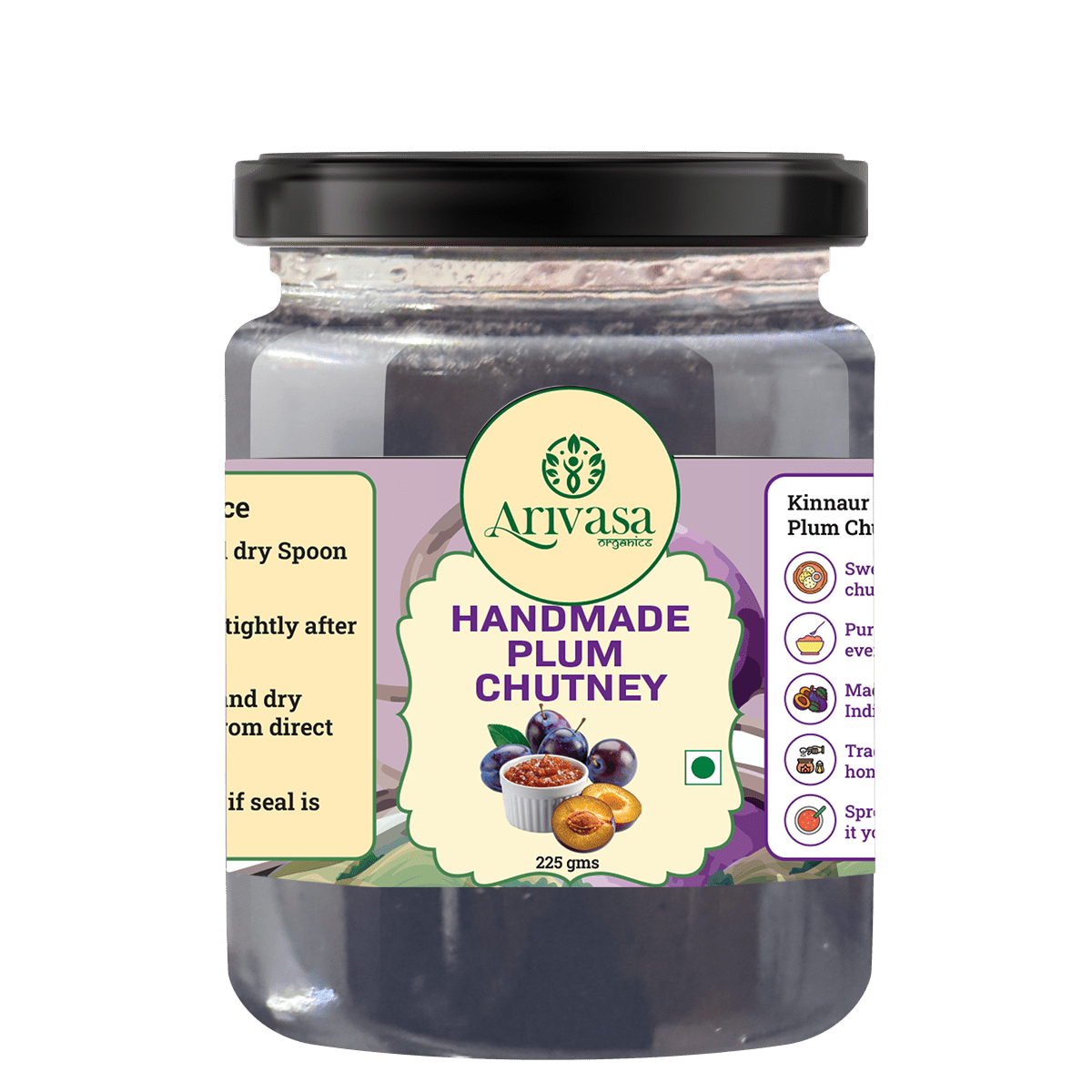 HANDMADE PLUM CHUTNEY - My Store - 225 gms - 