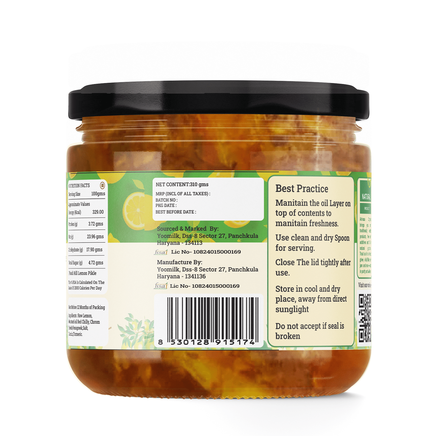 PAHADI GALGAL KHATTA PICKLE - My Store - 310 gm - 