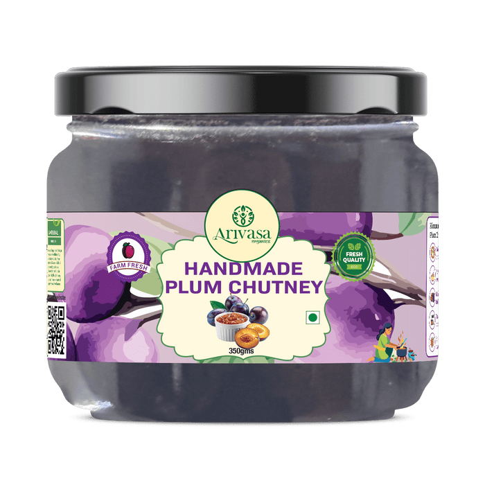 Handmade Plum Chutney | Himachal Fresh Fruit, Women-Crafted – 350 gms