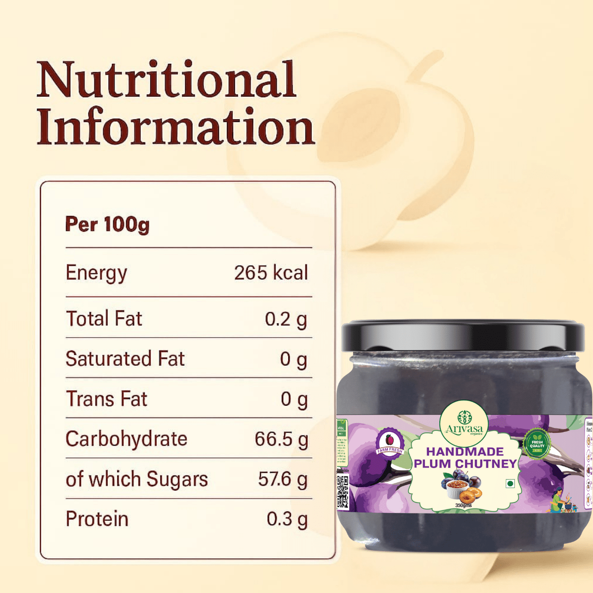 HANDMADE PLUM CHUTNEY - My Store - 350 gms - 