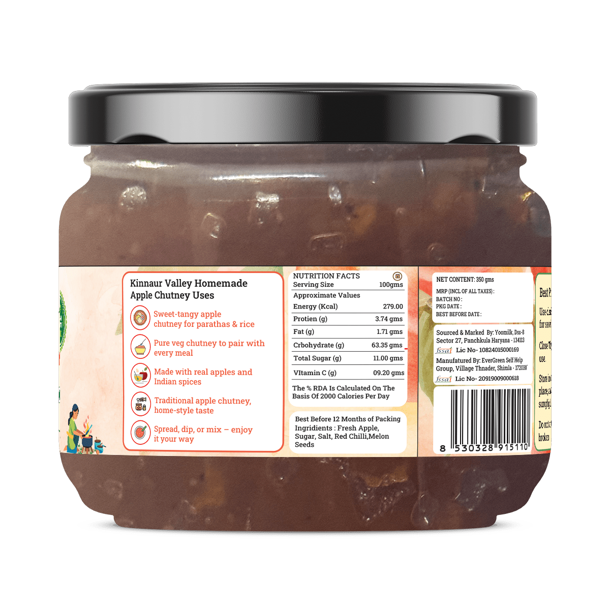 HANDMADE APPLE CHUTNEY - My Store - 350 gms - 