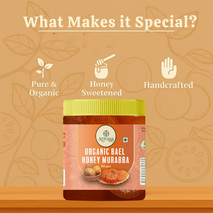 ORGANIC BAEL HONEY MURABBA - My Store - 500 gm - 