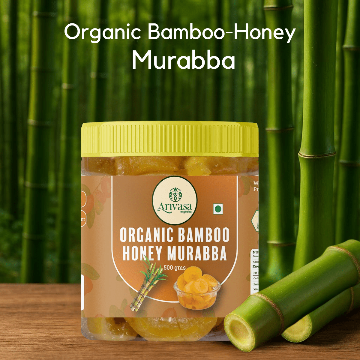 ORGANIC BAMBOO HONEY MURABBA - My Store - 500 gm - 