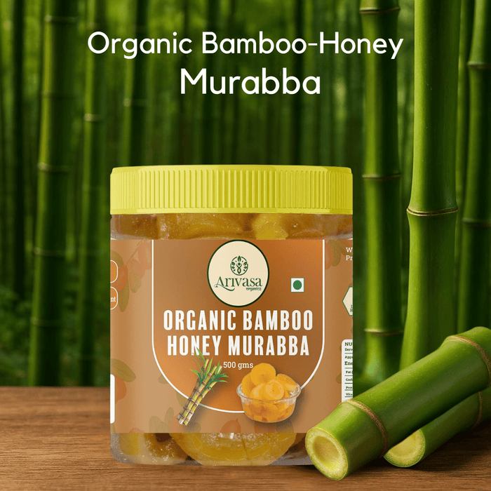 Arivasa Organics Bamboo Murraba | Honey-Sweetened & Handmade – 500 gm (hover)