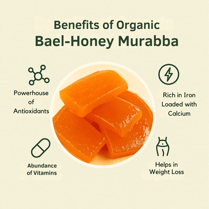 ORGANIC BAEL HONEY MURABBA - My Store - 500 gm - 