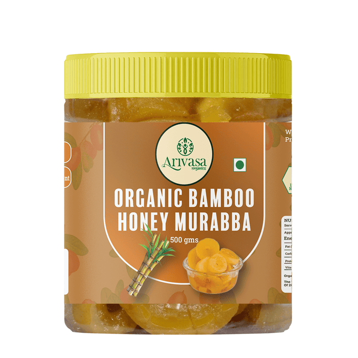 Arivasa Organics Bamboo Murraba | Honey-Sweetened & Handmade – 500 gm