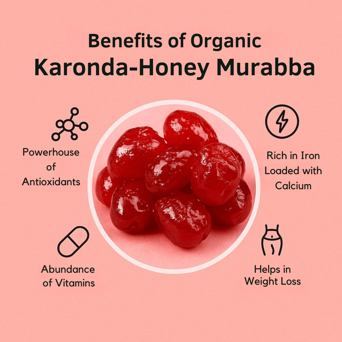 ORGANIC KARONDA HONEY MURABBA - My Store - 500 gm - 