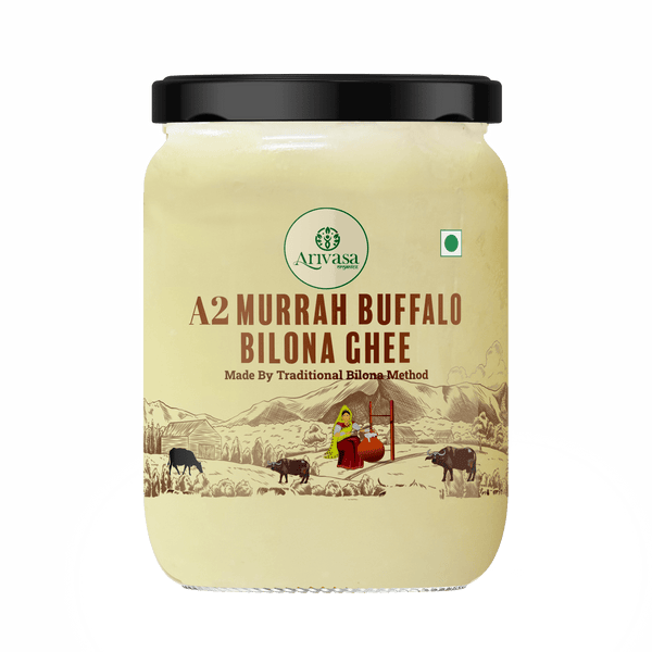 Arivasa Organics Buffalo Ghee | Authentic Bilona Style Ghee – 500 Ml