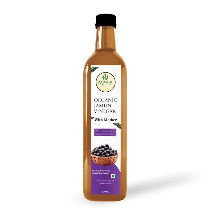 Arivasa Organics Jamun Vinegar | Honey-Made & Natural – 500 ML